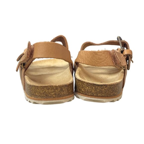 Zara Youth Girl's Tan Brown Strapped Sandals Sz 29 (11.5 US) - NWOB - Picture 4 of 8